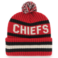 Kansas City Chiefs '47 Bering Cuffed Knit Hat with Pom - Red - 47 brand