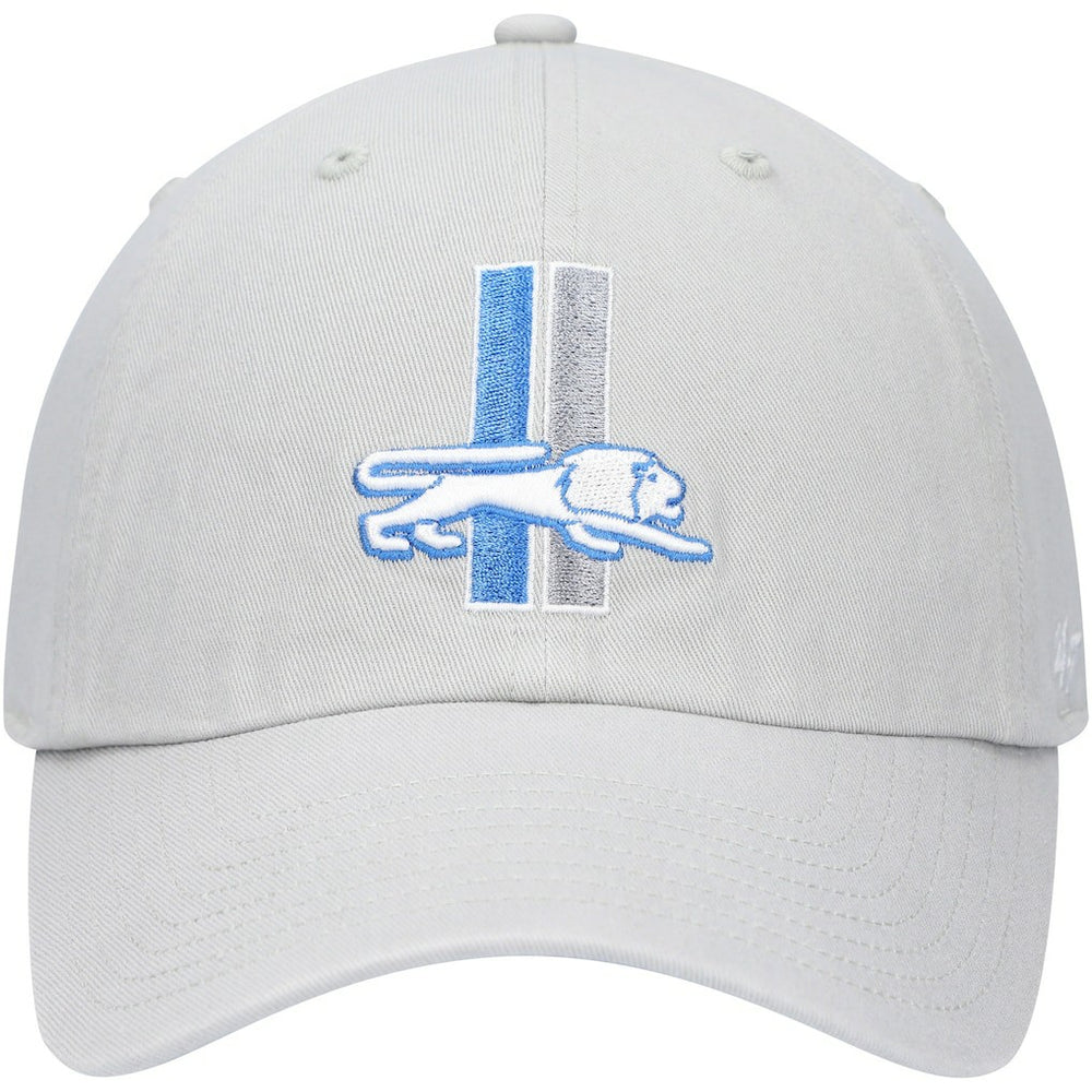 Detroit Lions '47 Clean Up Adjustable Hat - Gray - 47 brand