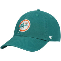 Miami Dolphins '47 Clean Up Adjustable Hat - Aqua - 47 brand