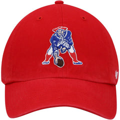 New England Patriots '47 Clean Up Adjustable Hat - Red - 47 brand