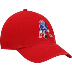 New England Patriots '47 Clean Up Adjustable Hat - Red - 47 brand