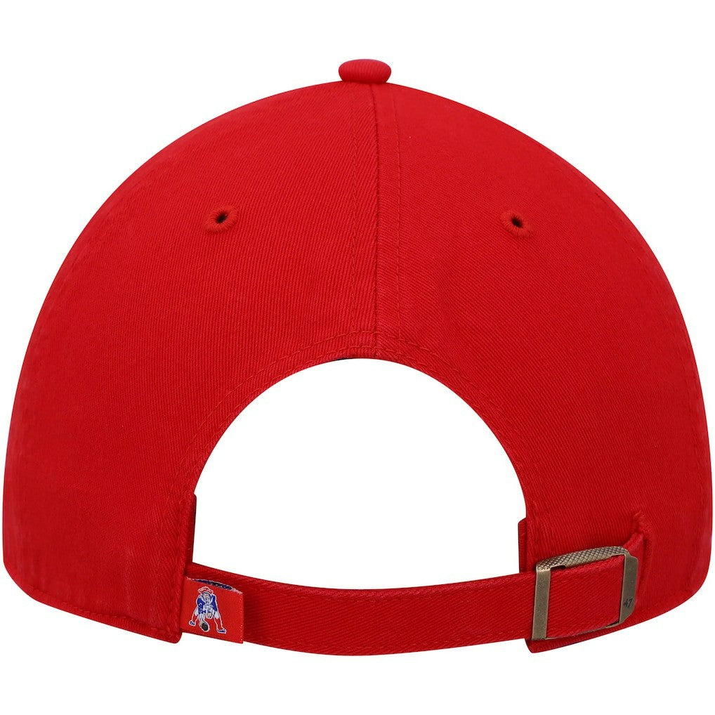 New England Patriots '47 Clean Up Adjustable Hat - Red - 47 brand