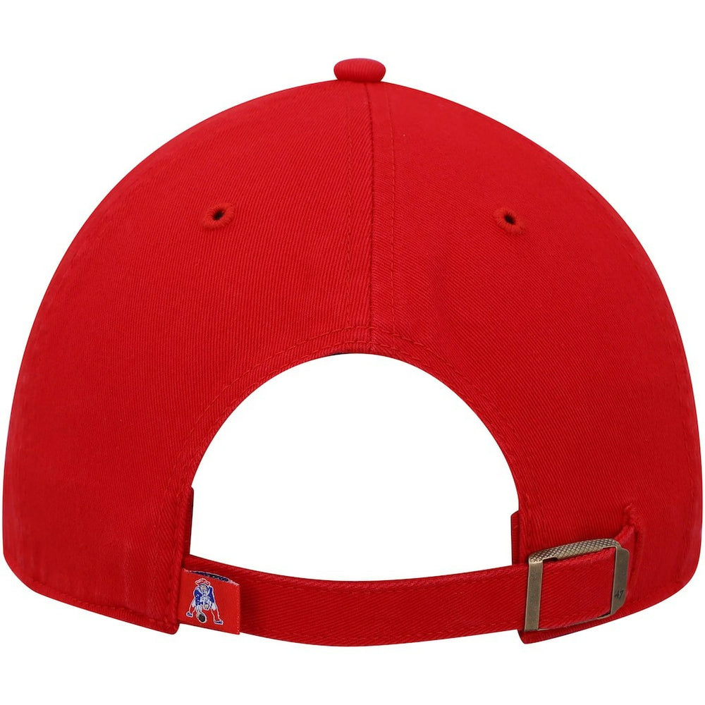 New England Patriots '47 Clean Up Adjustable Hat - Red - 47 brand