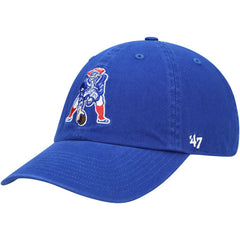 New England Patriots '47 Clean Up Adjustable Hat - Royal - 47 brand