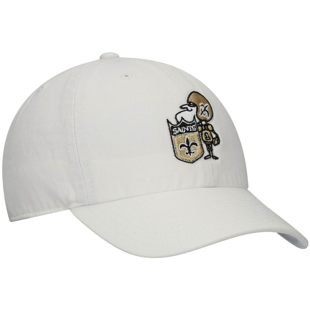 New Orleans Saints '47 Clean Up Adjustable Hat - White - 47 brand