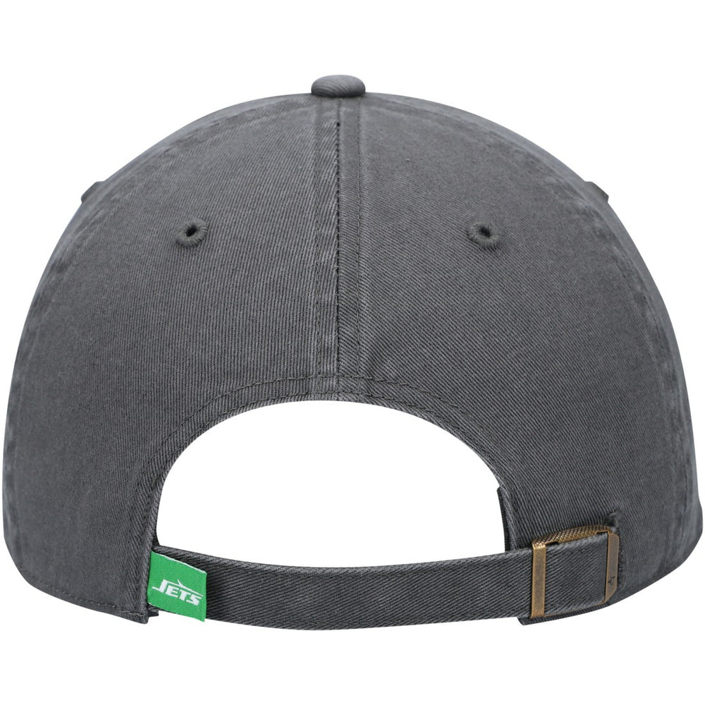 New York Jets '47 Clean Up Adjustable Hat - Charcoal - 47 brand