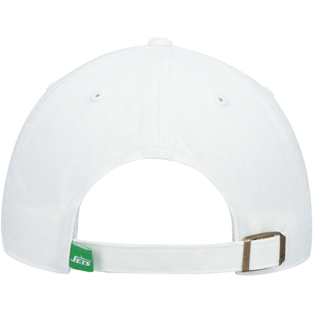 New York Jets '47 Clean Up Adjustable Hat - White - 47 brand