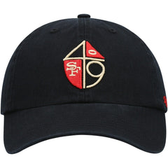 San Francisco 49ers '47 Clean Up Adjustable Hat - Black - 47 brand