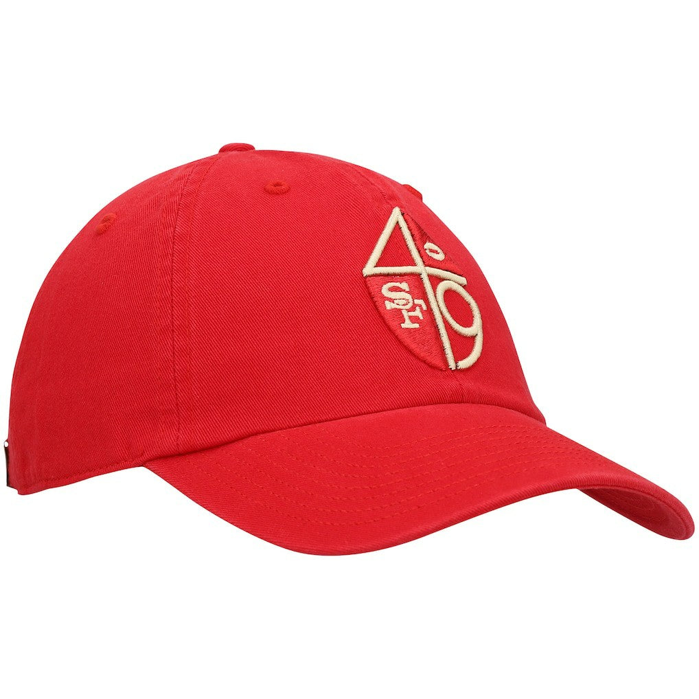 San Francisco 49ers '47 Clean Up Adjustable Hat - Scarlet - 47 brand