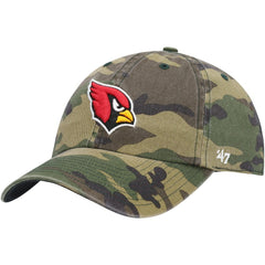 Arizona Cardinals '47 Woodland Clean Up Adjustable Hat - Camo - 47 brand