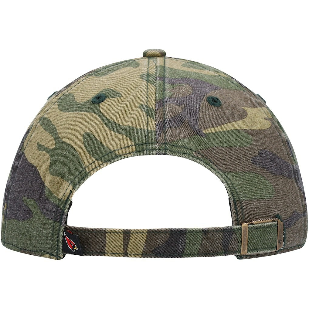 Arizona Cardinals '47 Woodland Clean Up Adjustable Hat - Camo - 47 brand