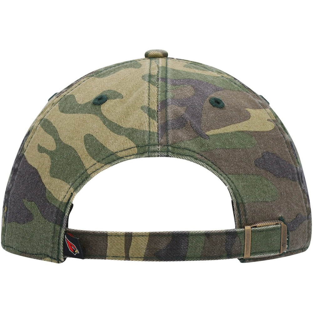 Arizona Cardinals '47 Woodland Clean Up Adjustable Hat - Camo - 47 brand