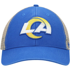 Los Angeles Rams '47 Flagship Logo MVP Snapback Hat - Royal/Natural - 47 brand