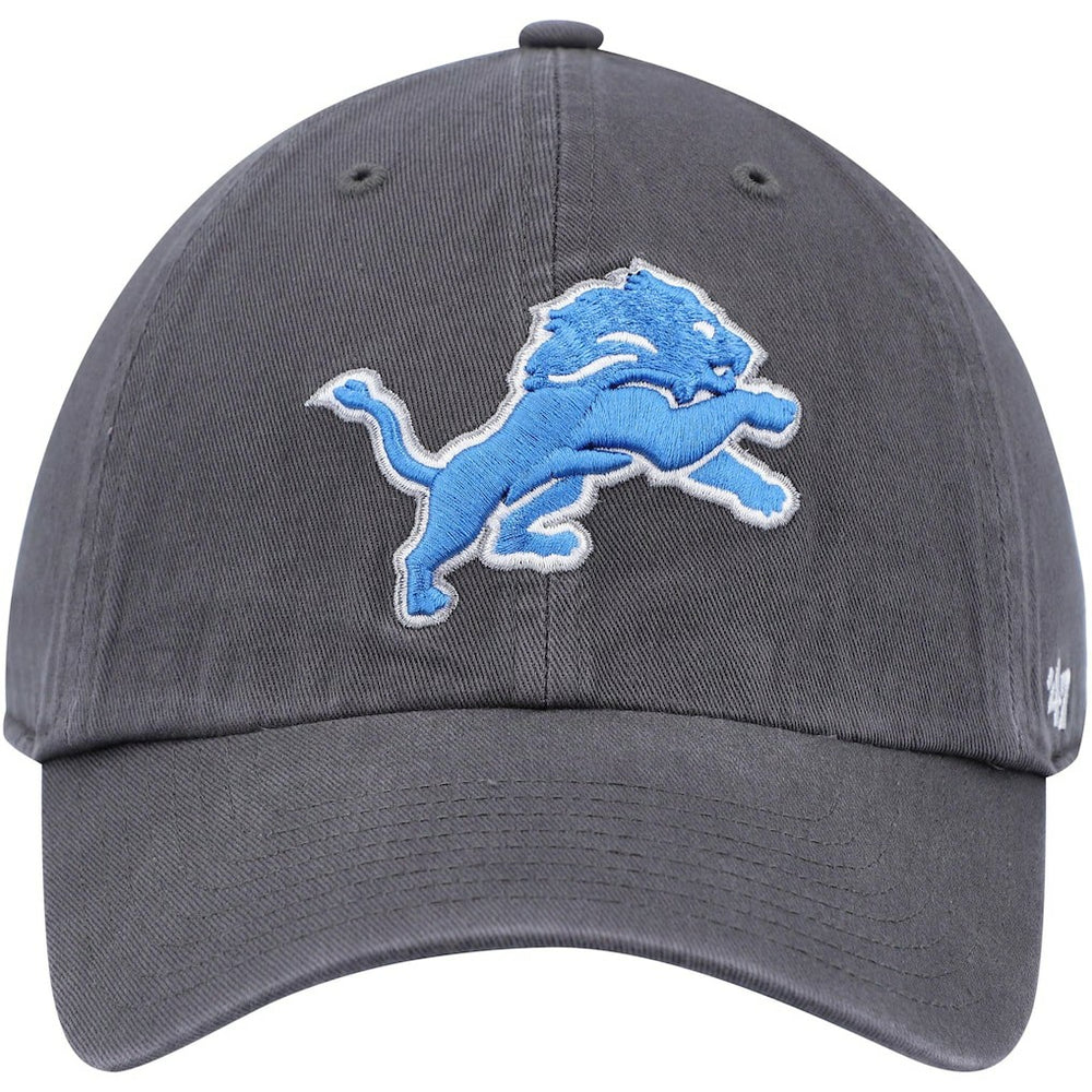 Detroit Lions '47 Secondary Clean Up Adjustable Hat - Charcoal - 47 brand
