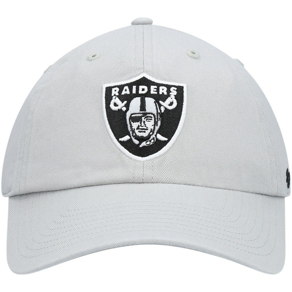 Las Vegas Raiders '47 Secondary Clean Up Adjustable Hat - Gray - 47 brand