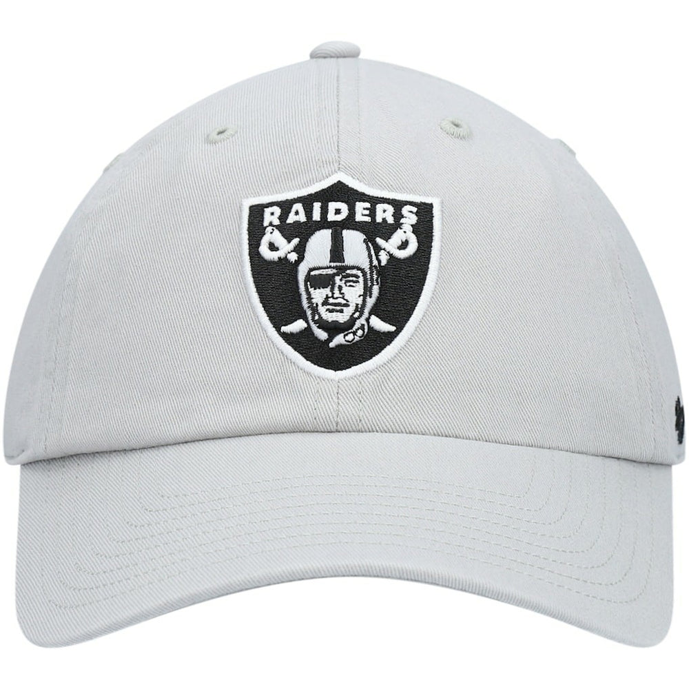 Las Vegas Raiders '47 Secondary Clean Up Adjustable Hat - Gray - 47 brand