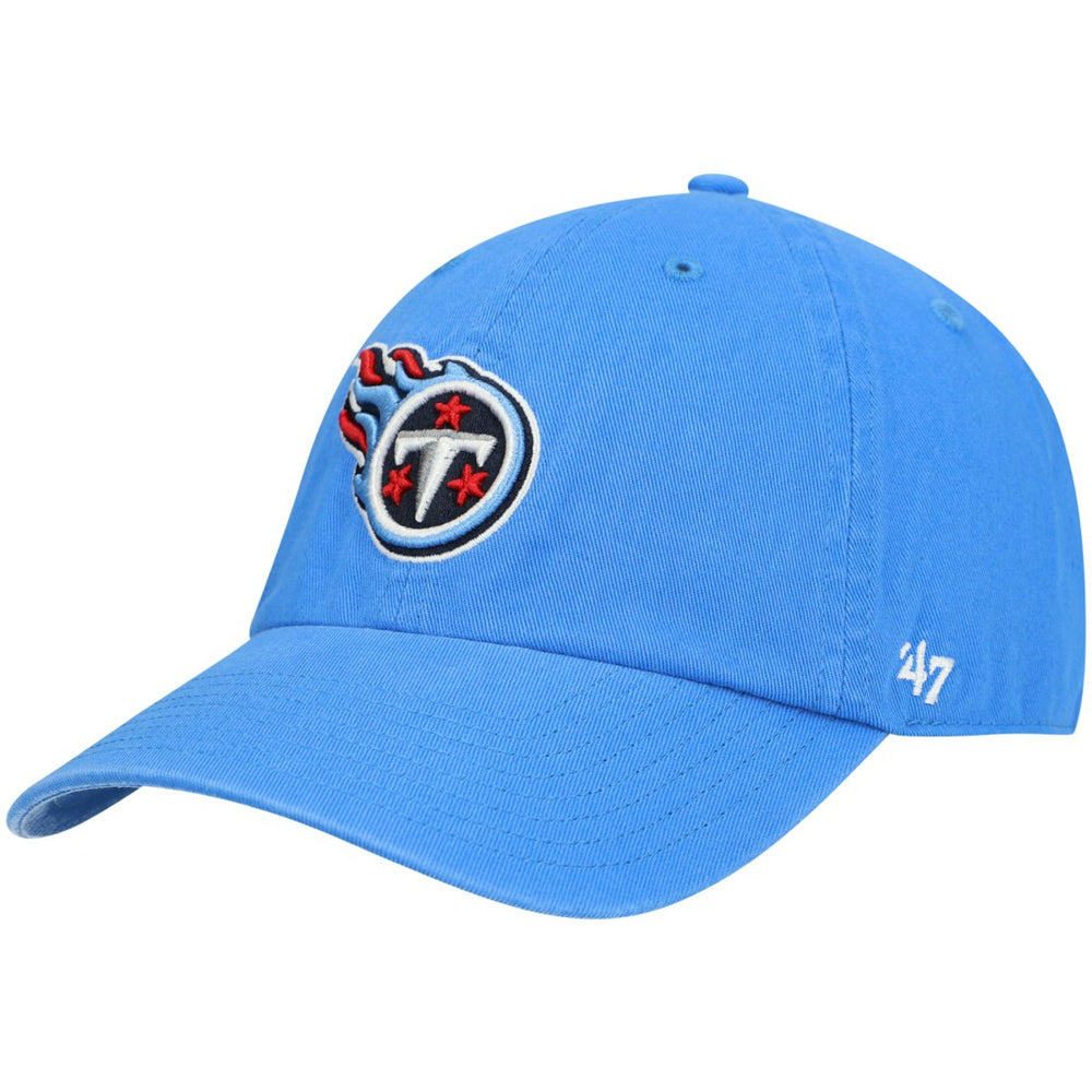 Tennessee Titans '47 Secondary Clean Up Adjustable Hat - Light Blue - 47 brand