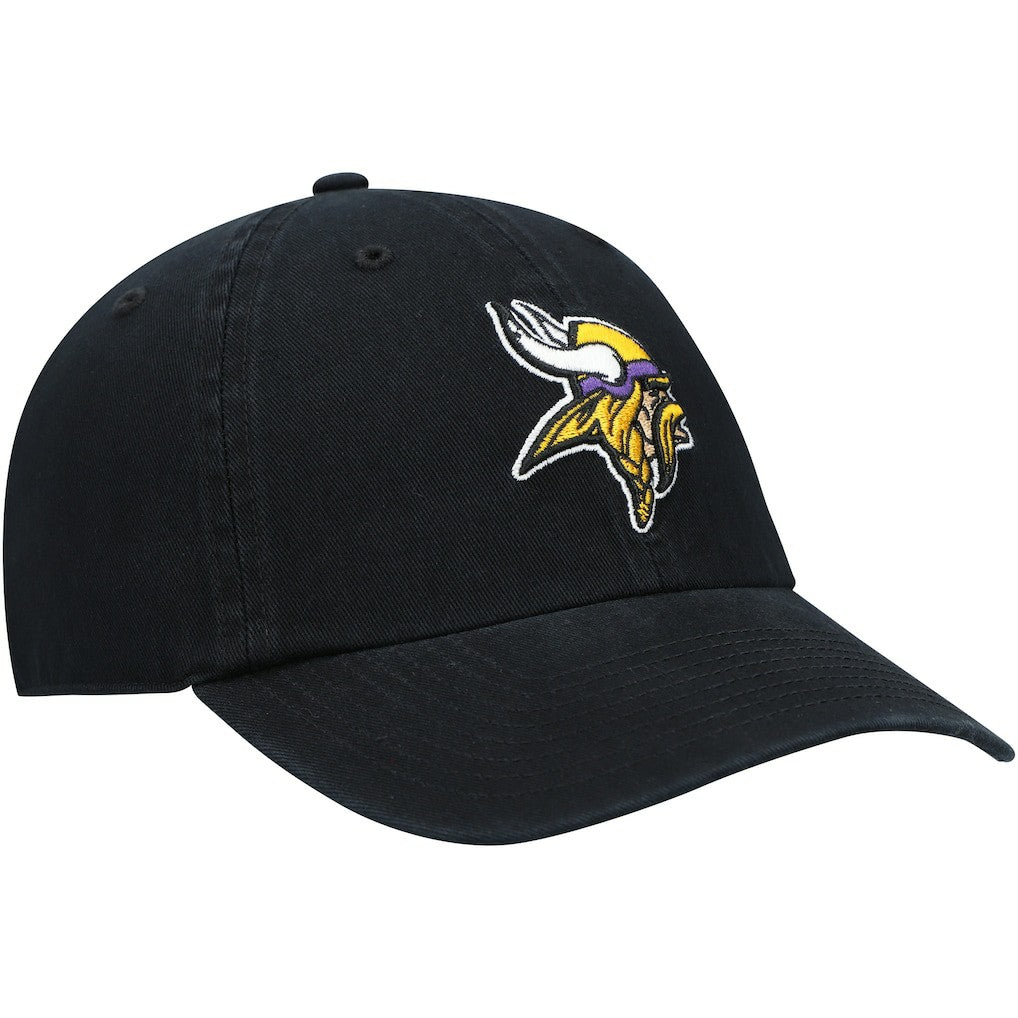 Minnesota Vikings '47 Secondary Clean Up Adjustable Hat - Black - 47 brand