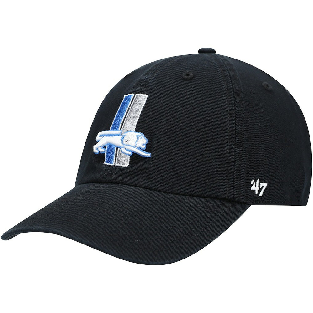 Detroit Lions '47 Clean Up Adjustable Hat - Black - 47 brand