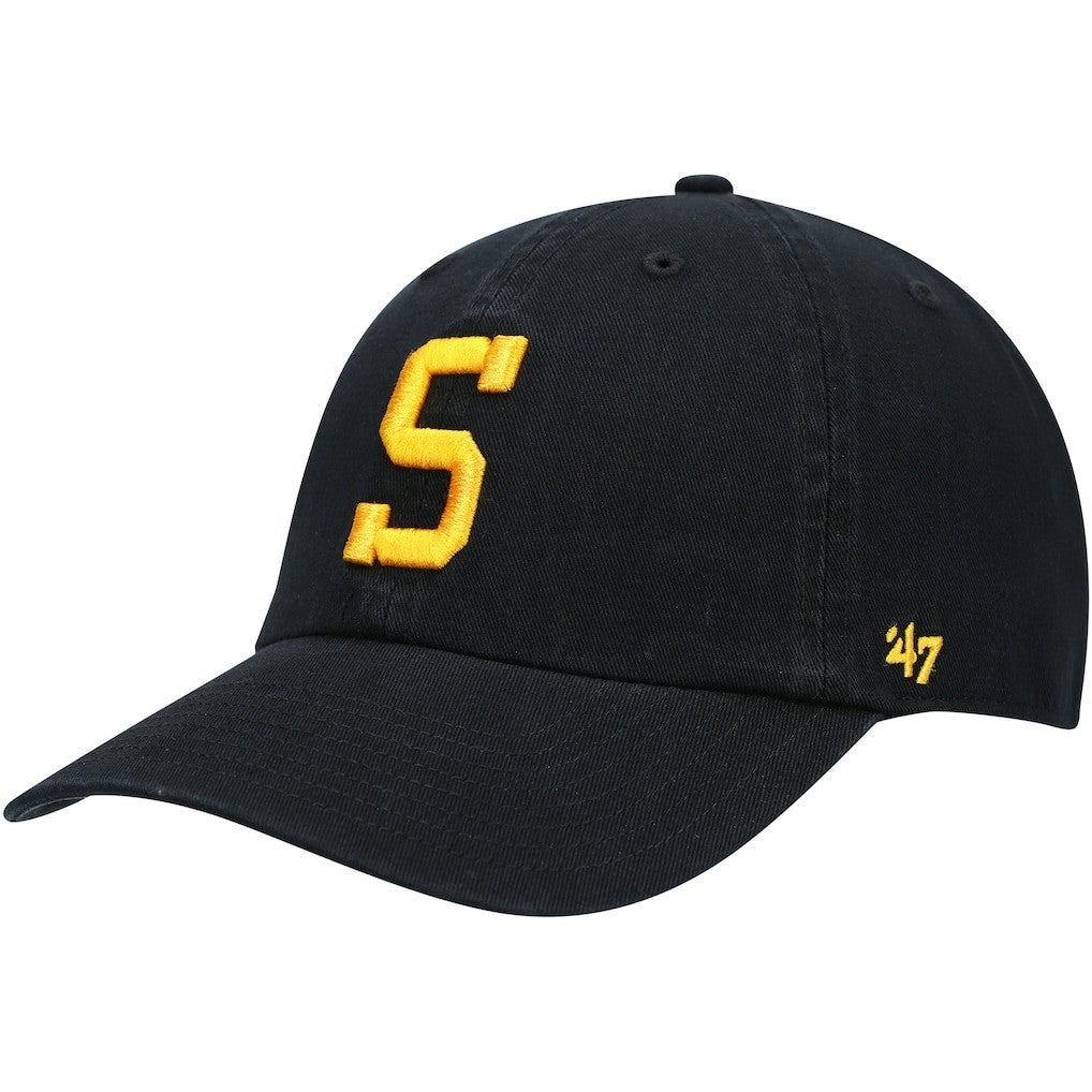Pittsburgh Steelers '47 Clean Up Alternate Adjustable Hat - Black - 47 brand