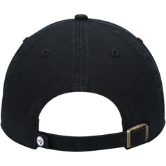 Pittsburgh Steelers '47 Clean Up Alternate Adjustable Hat - Black - 47 brand