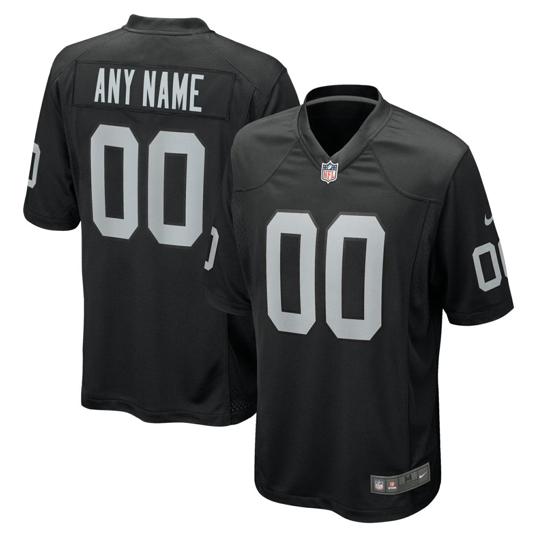 Las Vegas Raiders Custom Game Jersey - Black - Nike