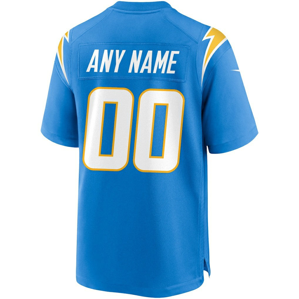 Los Angeles Chargers Custom Game Jersey - Powder Blue - Nike