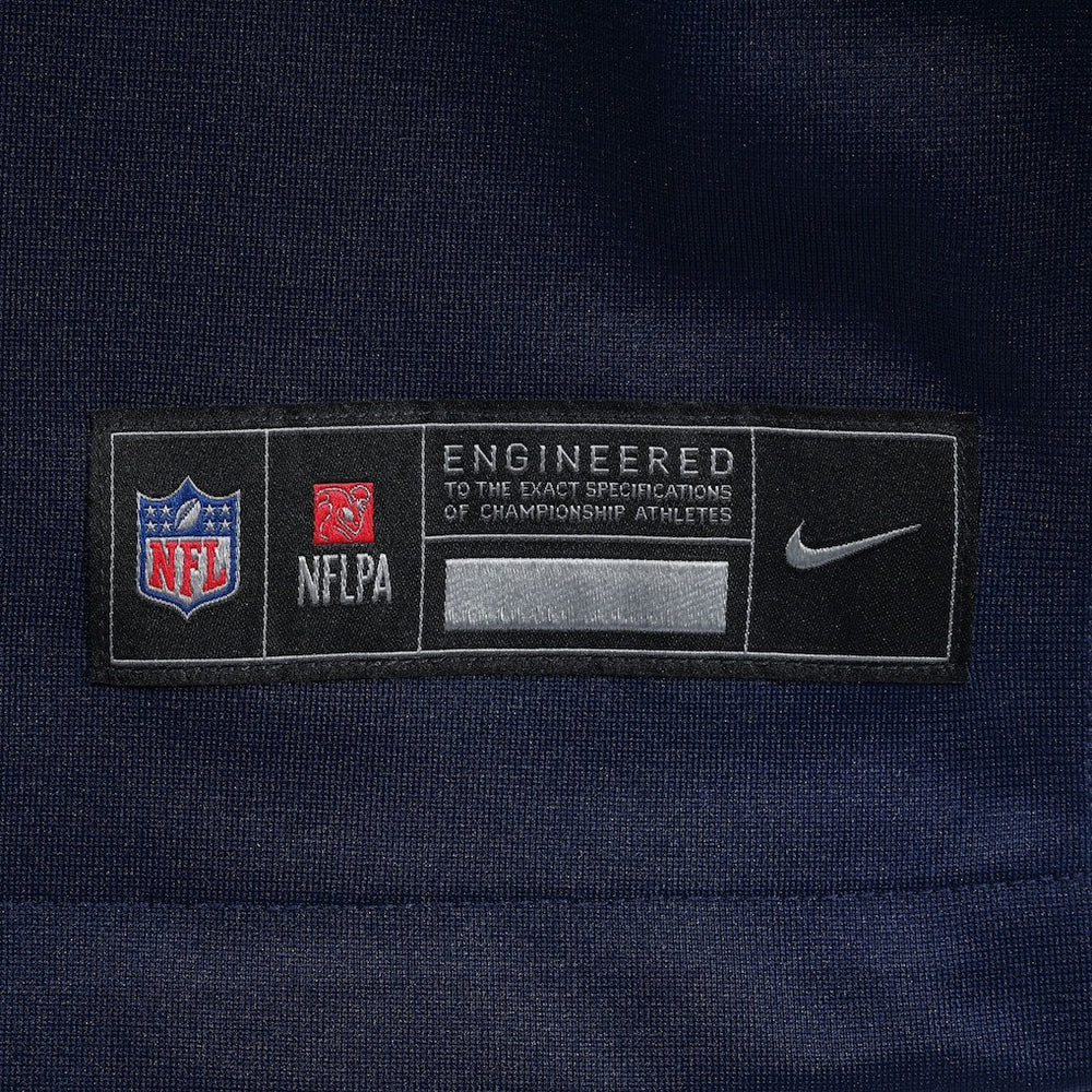 New England Patriots Custom Game Jersey - Navy - Nike