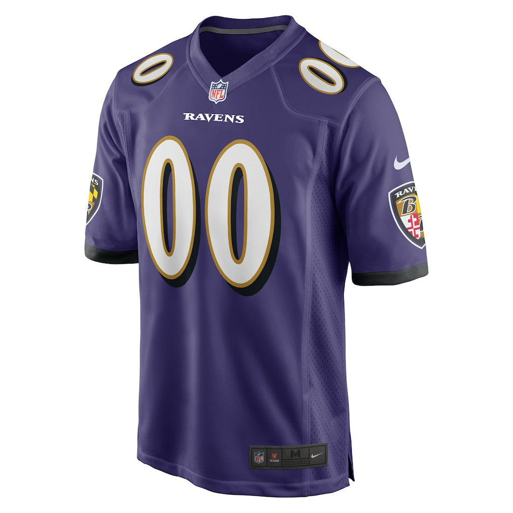 Baltimore Ravens Custom Game Jersey - Purple - Nike