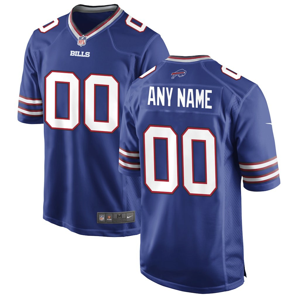 Buffalo Bills Custom Game Jersey - Royal - Nike