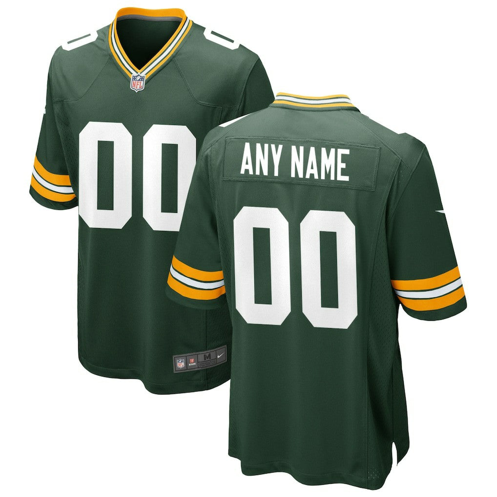 Green Bay Packers Custom Game Jersey - Green - Nike
