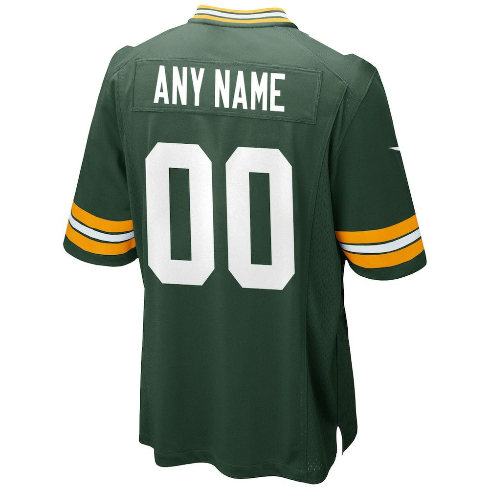 Green Bay Packers Custom Game Jersey - Green - Nike