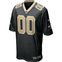 New Orleans Saints Custom Game Jersey - Black - Nike