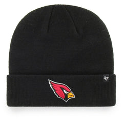 Arizona Cardinals '47 Youth Basic Cuffed Knit Hat - Black - 47 brand