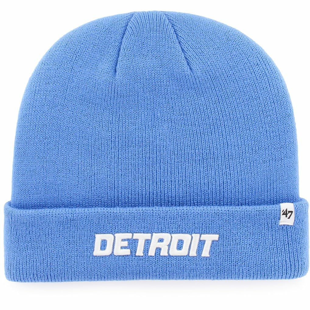 Detroit Lions '47 Youth Basic Cuffed Knit Hat - Blue - 47 brand