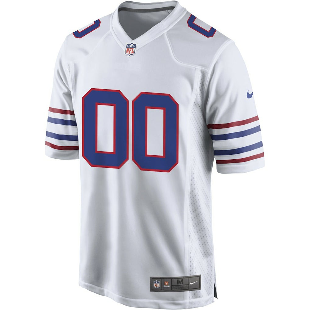 Buffalo Bills Alternate Custom Game Jersey - White - Nike