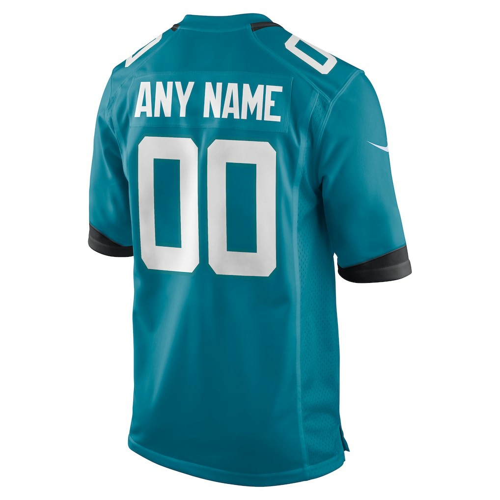 Jacksonville Jaguars Custom Team Game Jersey - Teal - Nike