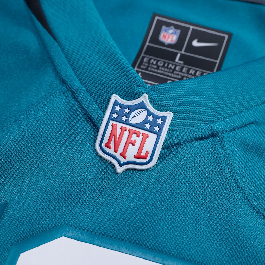 Jacksonville Jaguars Custom Team Game Jersey - Teal - Nike