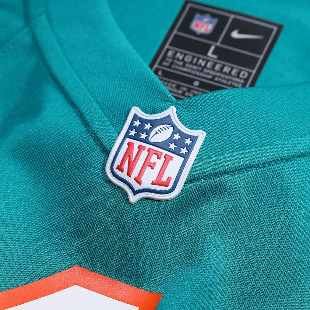 Miami Dolphins Alternate Custom Game Jersey - Aqua - Nike