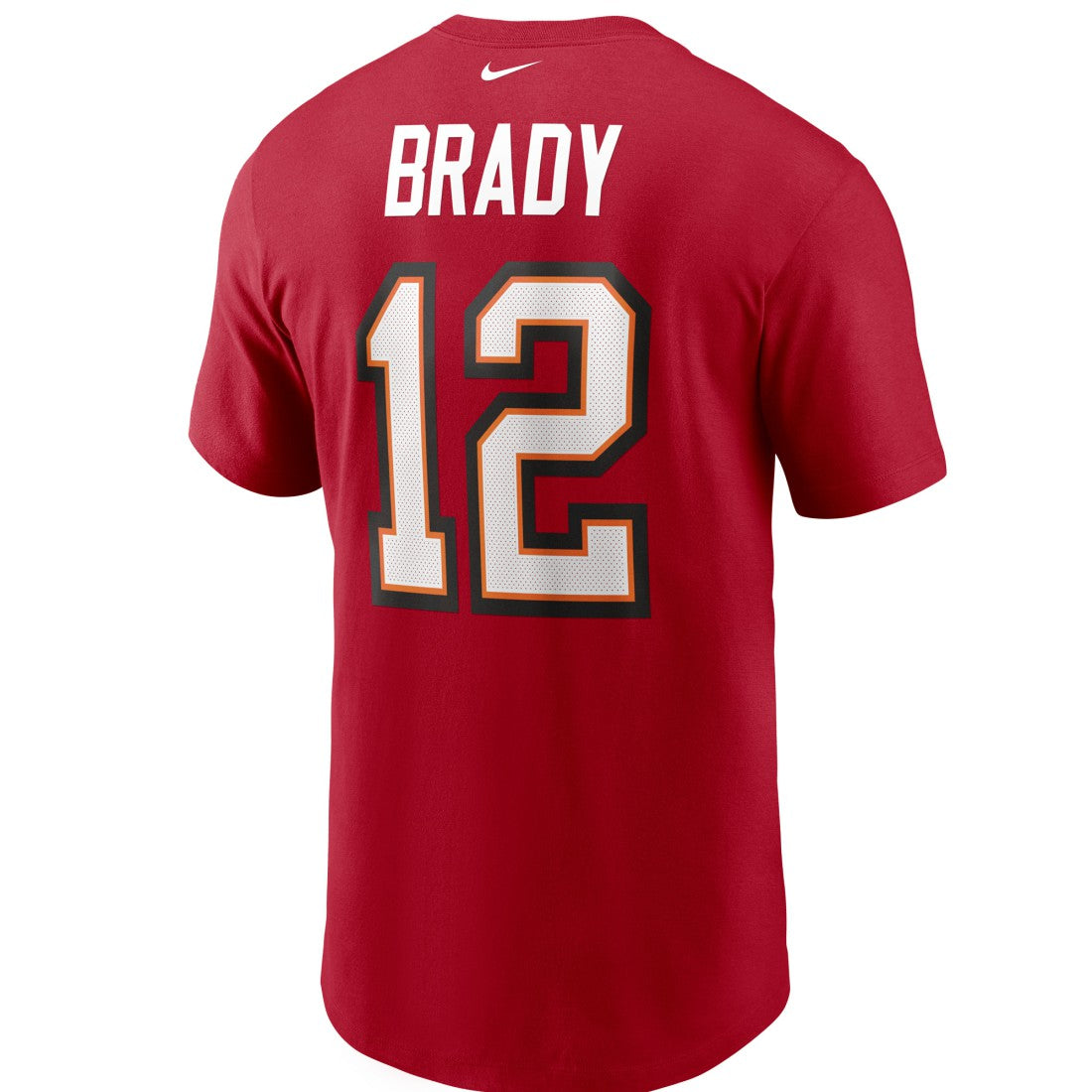 Tom Brady Tampa Bay Buccaneers Name & Number T-Shirt - Red - Nike