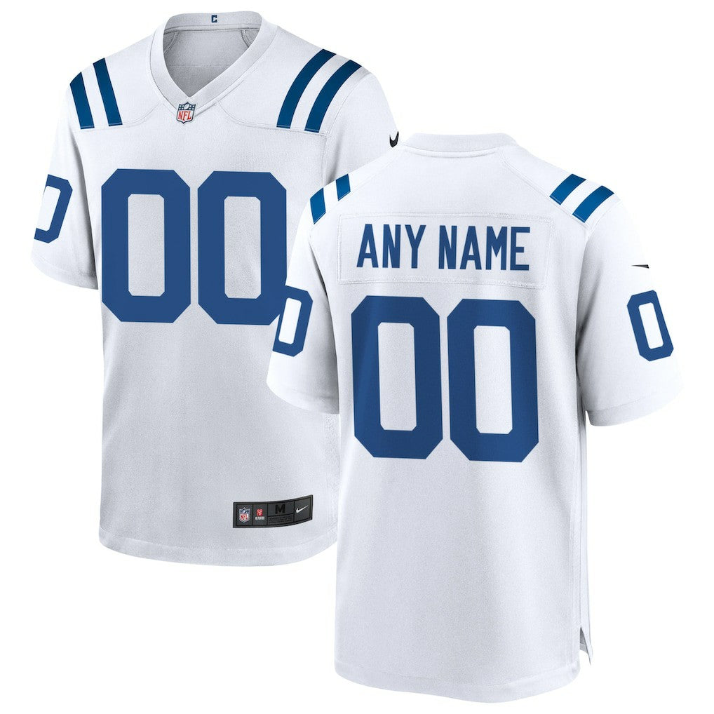 Indianapolis Colts Custom Game Jersey - White - Nike