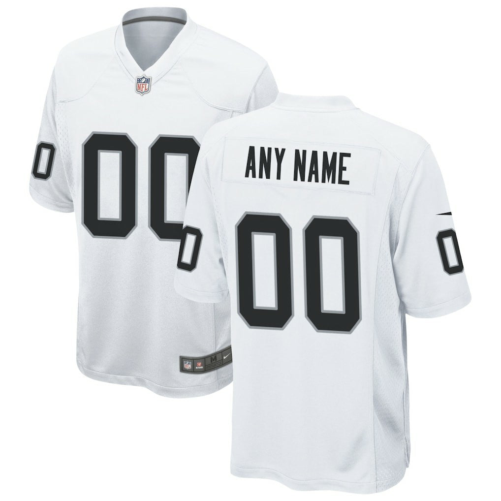 Las Vegas Raiders Custom Game Jersey - White - Nike
