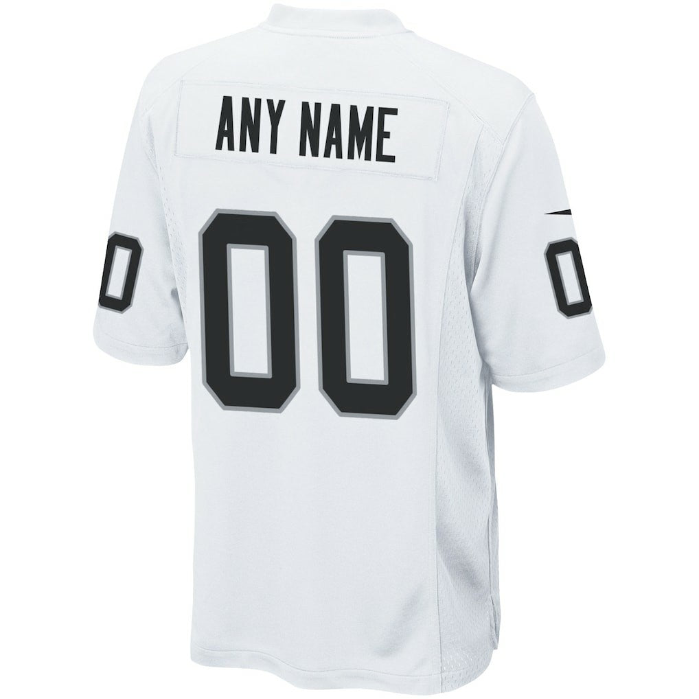 Las Vegas Raiders Custom Game Jersey - White - Nike