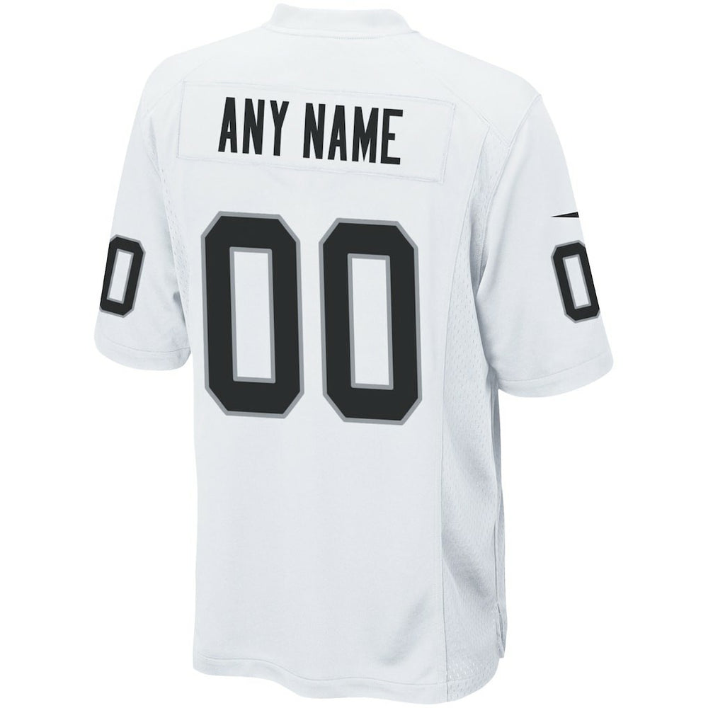 Las Vegas Raiders Custom Game Jersey - White - Nike
