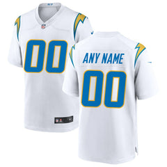 Los Angeles Chargers Custom Game Jersey - White - Nike