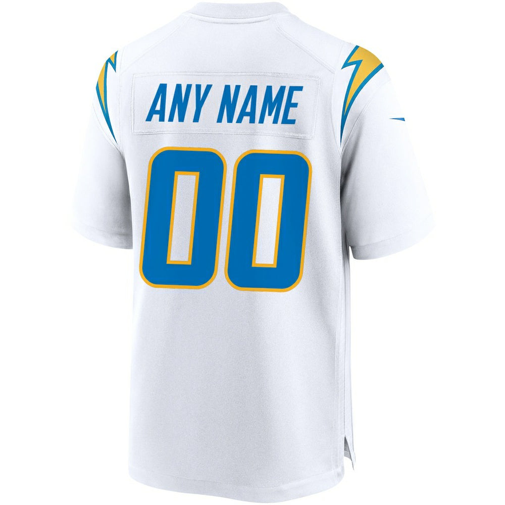 Los Angeles Chargers Custom Game Jersey - White - Nike