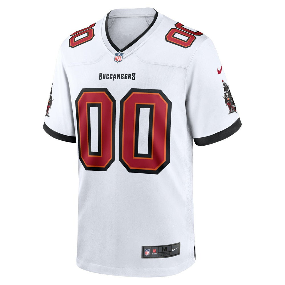 Men's White Tampa Bay Buccaneers White Custom Game Jersey - Nike