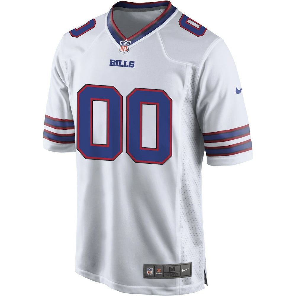 Buffalo Bills Custom Game Jersey - White - Nike