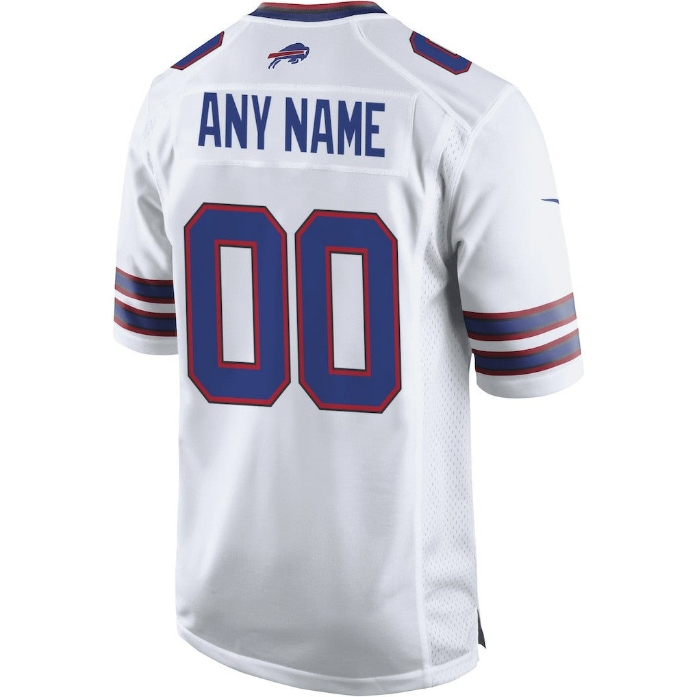 Buffalo Bills Custom Game Jersey - White - Nike