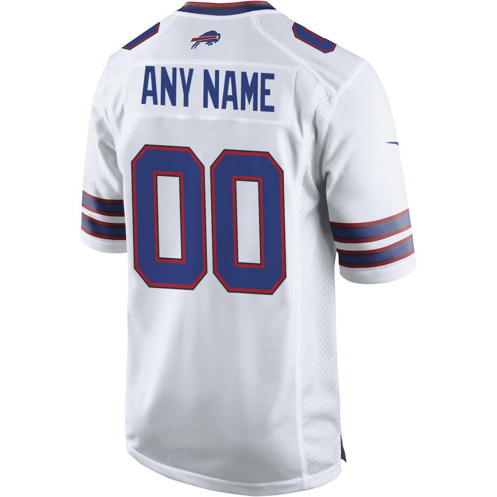 Buffalo Bills Custom Game Jersey - White - Nike